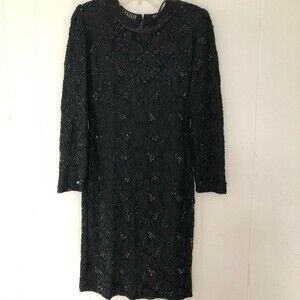 Vintage fully beaded sequin dress